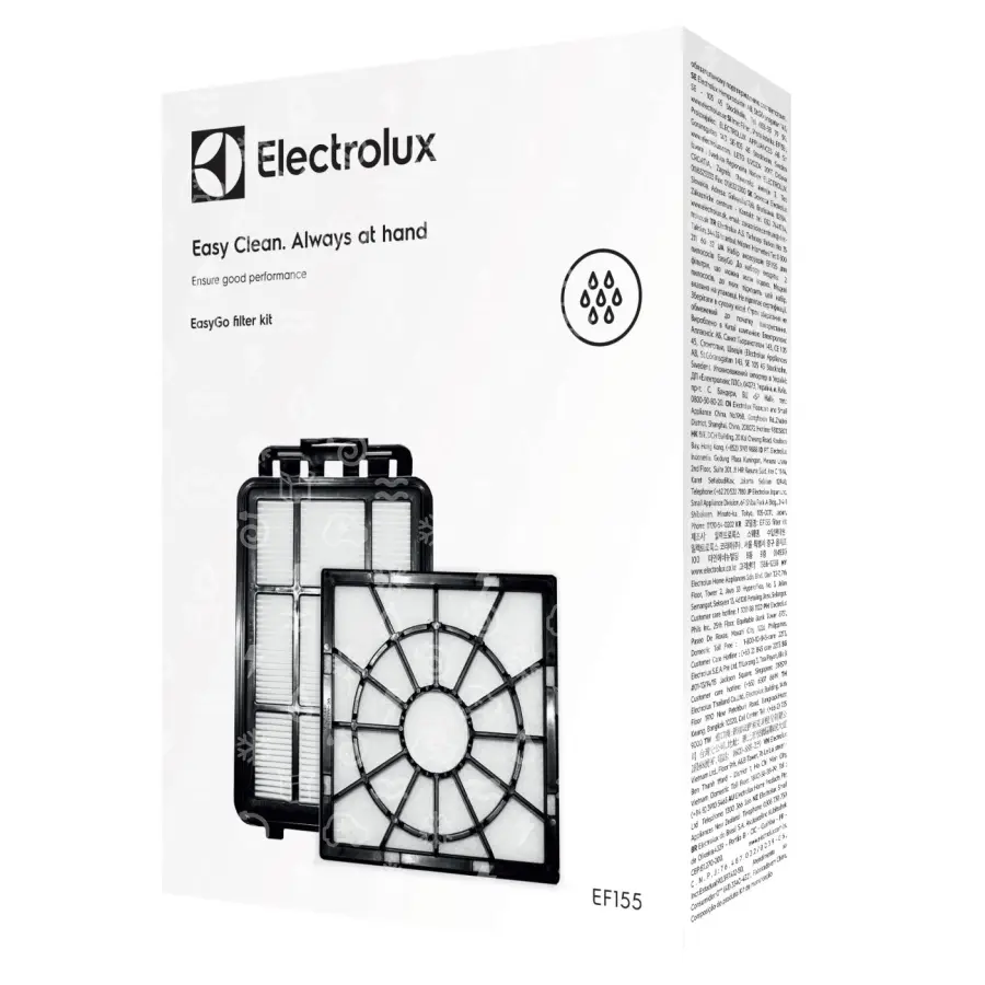 filtr hepa ELECTROLUX sada, EF155, 1 mikro filtr a 1 výfukový filtr,  pro modely EasyGo